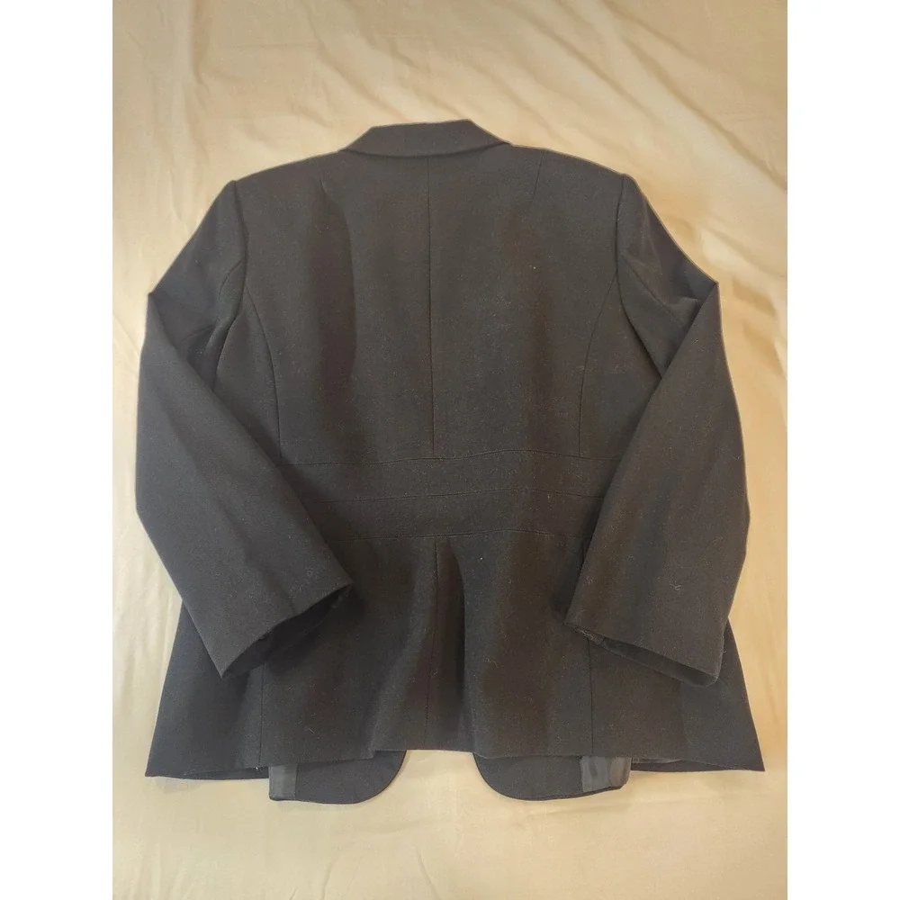 Karl Lagerfeld‎ Paris Women's Black Blazer Size L Career Office Workwear Lined